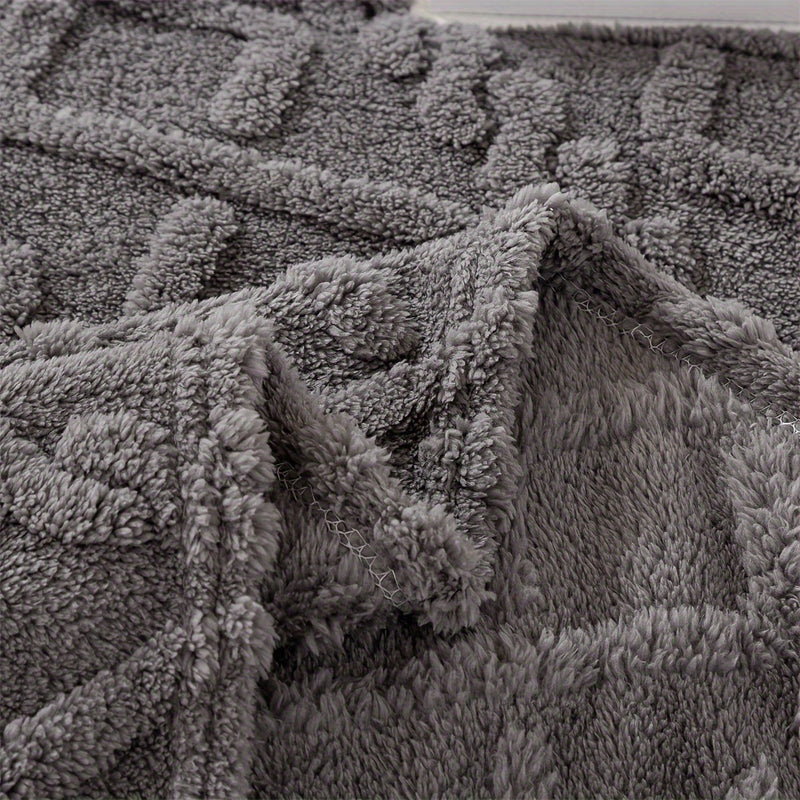 Sorvane Plaid – Strickdesign mit Relief für Wärme