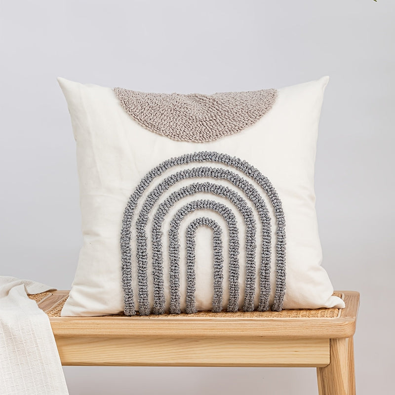 Sorvella Kissenbezug – Halbrund Geometrisches Design