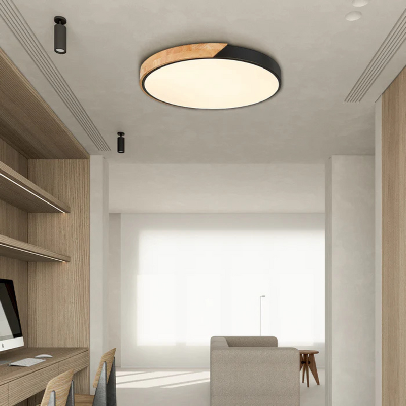 Nolvessa Deckenlampe – Skandinavisches Holzdesign