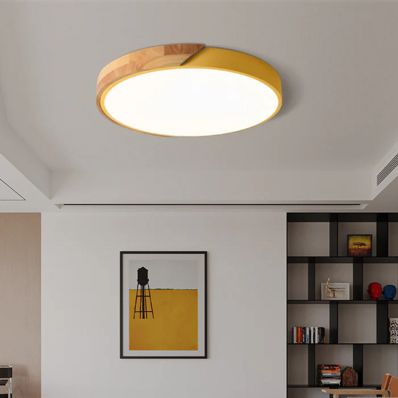Nolvessa Deckenlampe – Skandinavisches Holzdesign