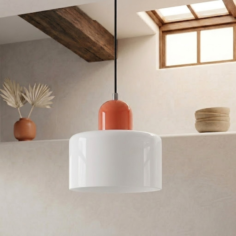 Pendelleuchte mit erweitertem Halo Design