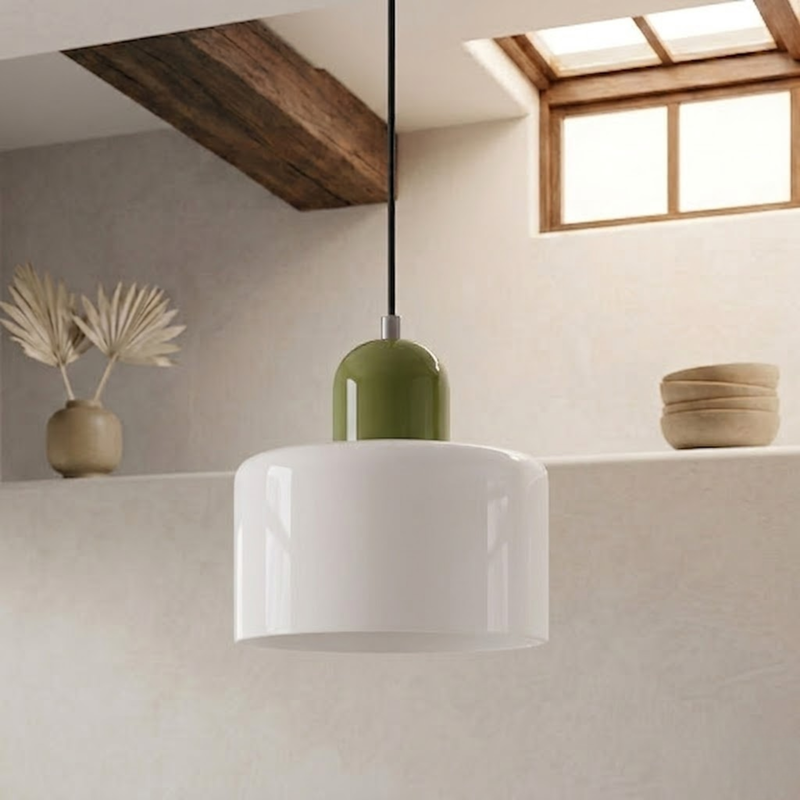 Pendelleuchte mit erweitertem Halo Design