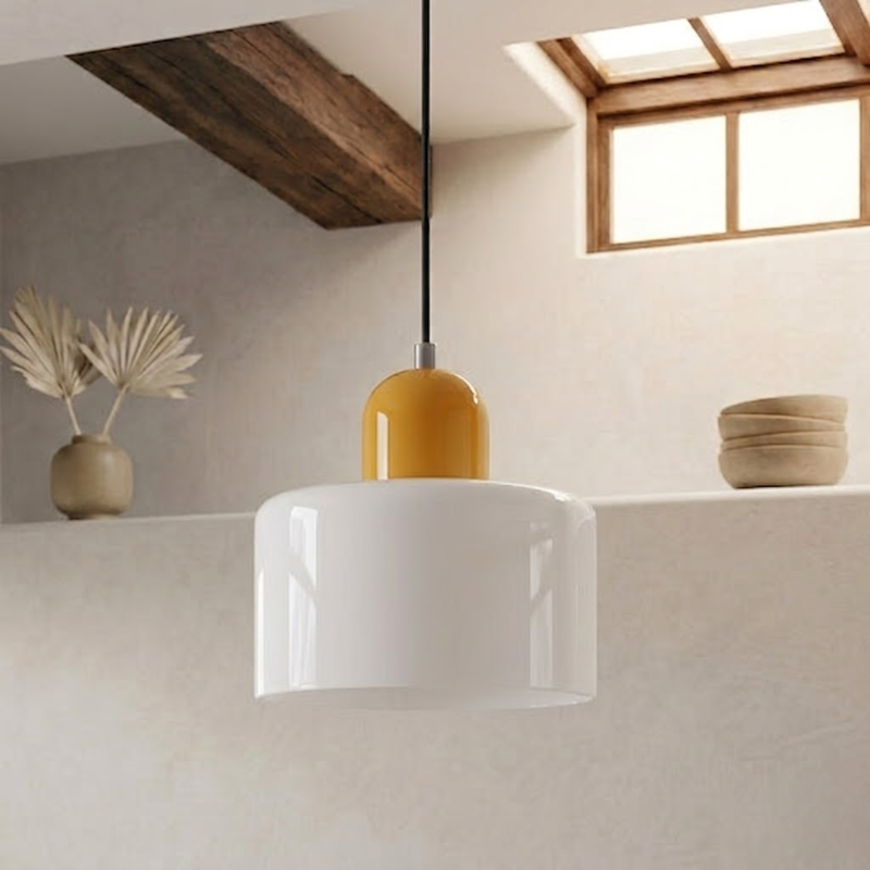 Pendelleuchte mit erweitertem Halo Design