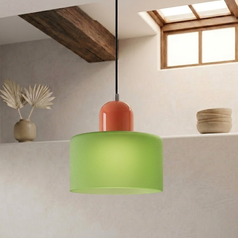 Pendelleuchte mit erweitertem Halo Design