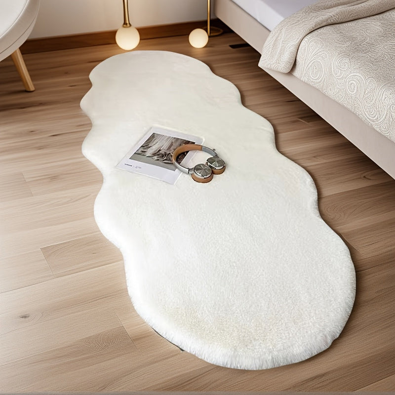 Velmara Flauschiger Teppich – Halbrunde Form