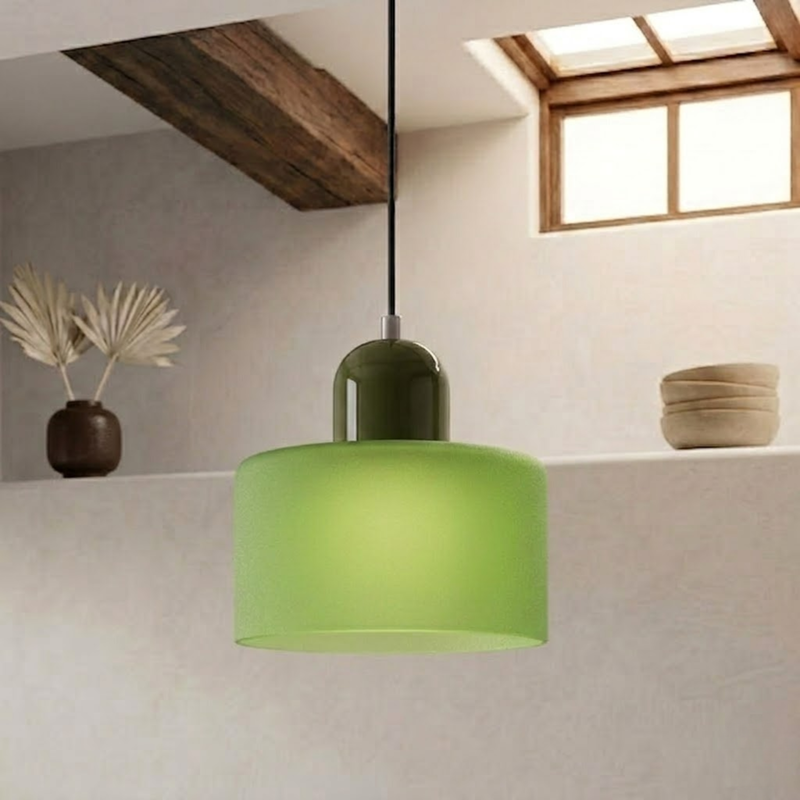 Pendelleuchte mit erweitertem Halo Design
