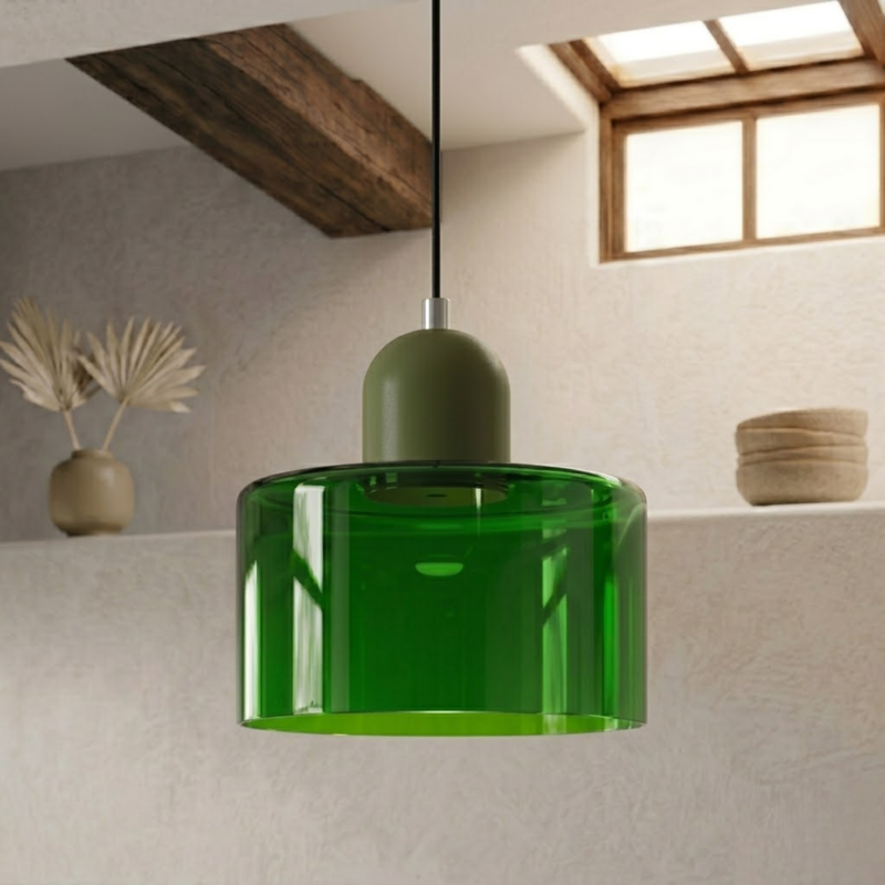 Pendelleuchte mit erweitertem Halo Design