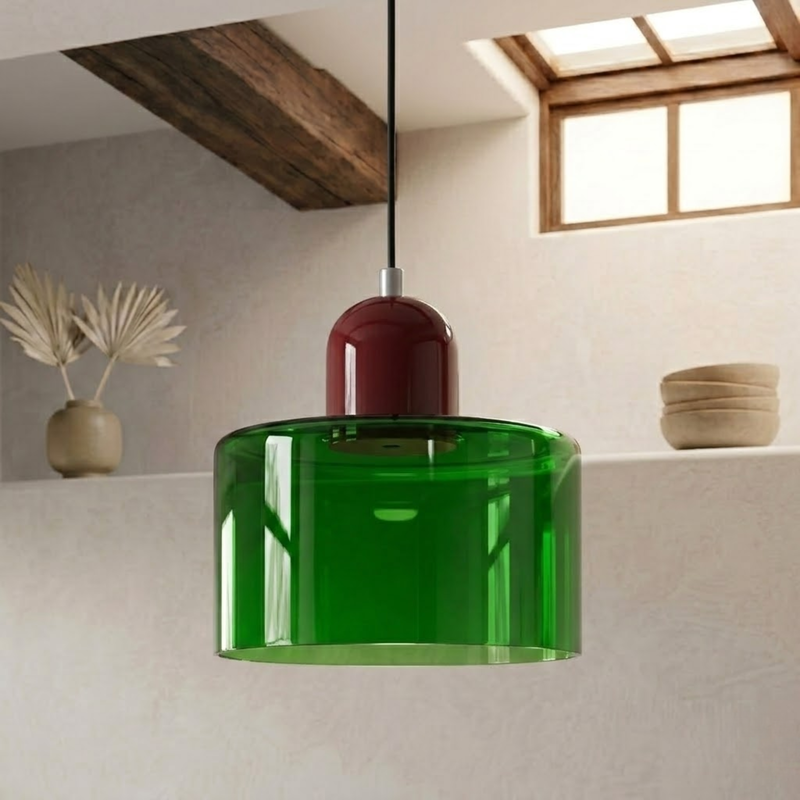 Pendelleuchte mit erweitertem Halo Design