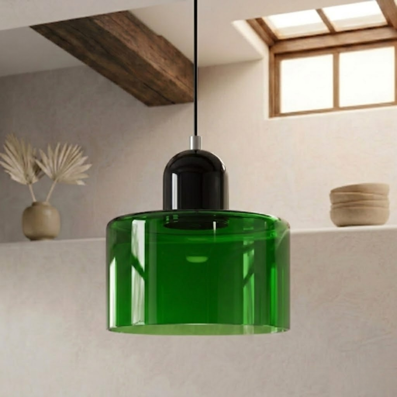 Pendelleuchte mit erweitertem Halo Design