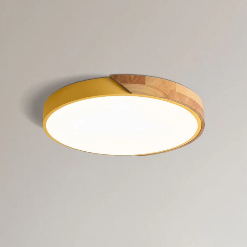 Nolvessa Deckenleuchte – Skandinavisches Holzdesign mit Integrierter LED