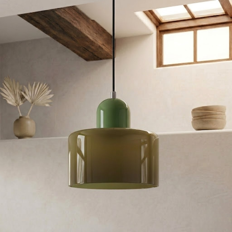 Pendelleuchte mit erweitertem Halo Design