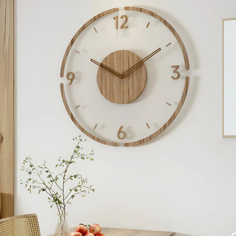Veltrana Holz Wanduhr – Stilvolles Quartz-Uhrwerk
