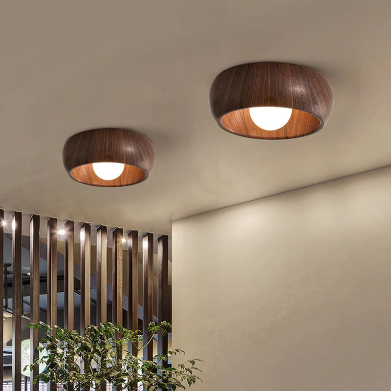 Elvienne Deckenlampe – Minimalistisches Holzdesign mit LED-Beleuchtung