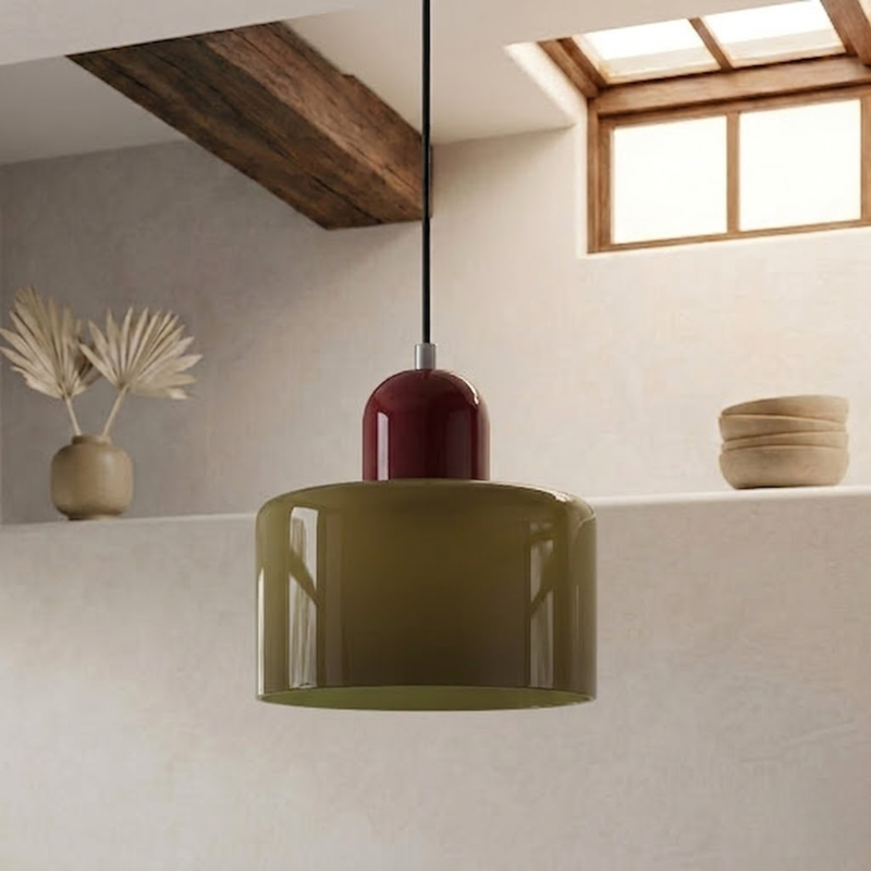 Pendelleuchte mit erweitertem Halo Design