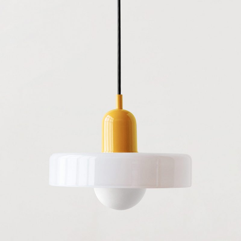 ColorLoop Pendelleuchte – Kunstzinnige Bauhaus-Hängelampe mit Warmlicht