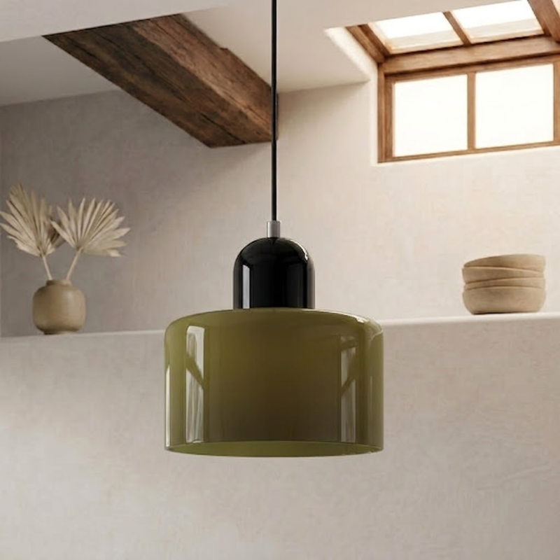 Pendelleuchte mit erweitertem Halo Design