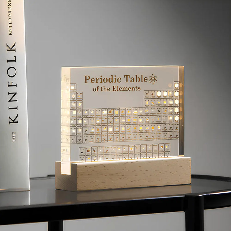 Chemivaro Elementendisplay – Acrylglas mit Lasergravur