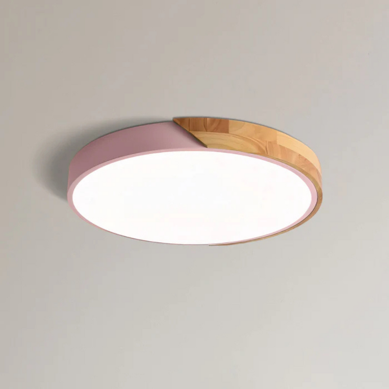 Nolvessa Deckenleuchte – Skandinavisches Holzdesign mit Integrierter LED