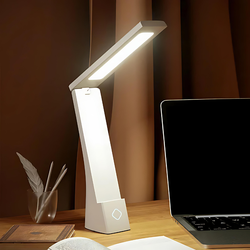 Faltbare Tischlampe mit Touchsteuerung und modernem minimalistischen Design