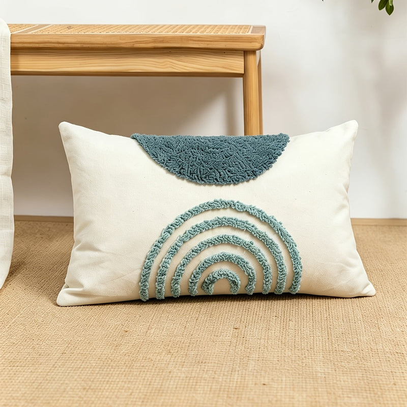 Sorvella Kissenbezug – Halbrund Geometrisches Design