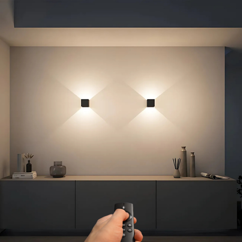 Lunavera Wandleuchte – Kabellose LED-Beleuchtung mit Fernbedienung