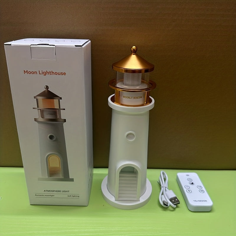 Dekorative Leuchtturm Tischlampe mit Einstellbarem Licht für Innenräume