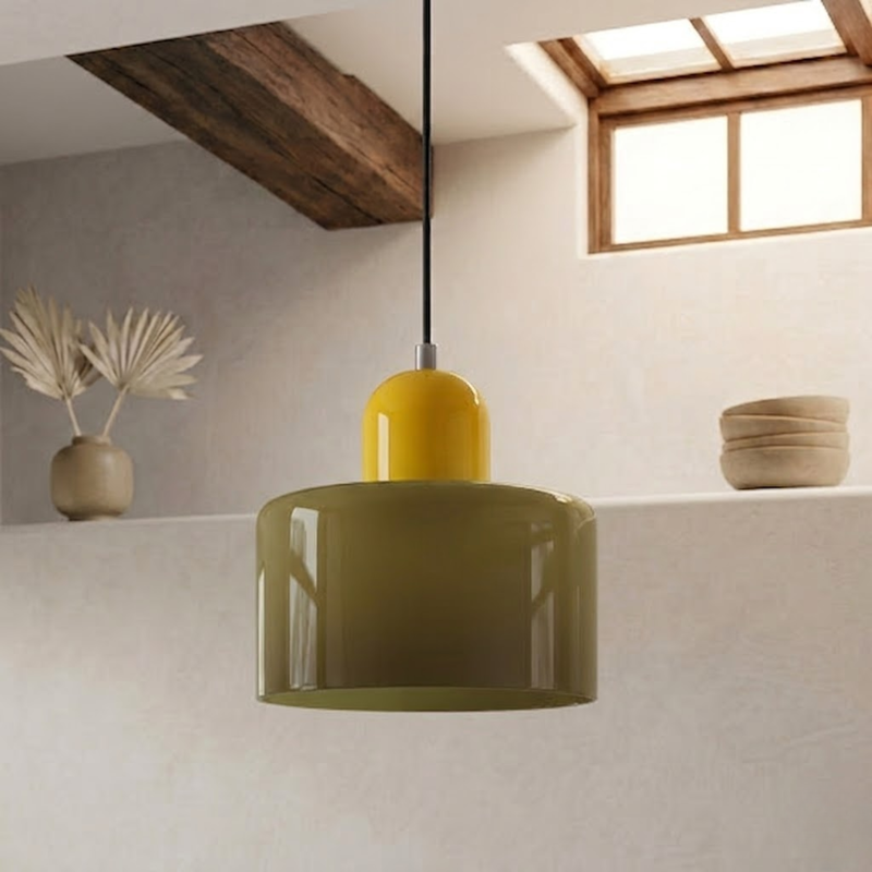 Pendelleuchte mit erweitertem Halo Design