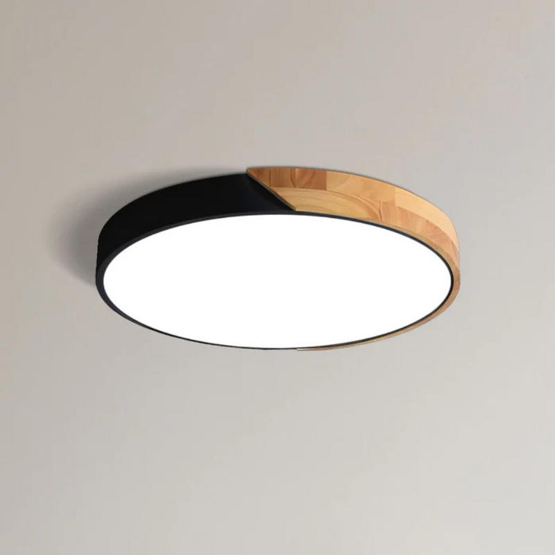 Nolvessa Deckenleuchte – Skandinavisches Holzdesign mit Integrierter LED