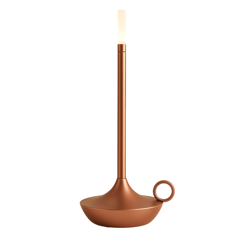 Valmiora Tischlampe – Skandinavisches Kerzenhalter-Design