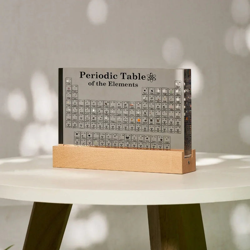 Chemivaro Elementendisplay – Acrylglas mit Lasergravur