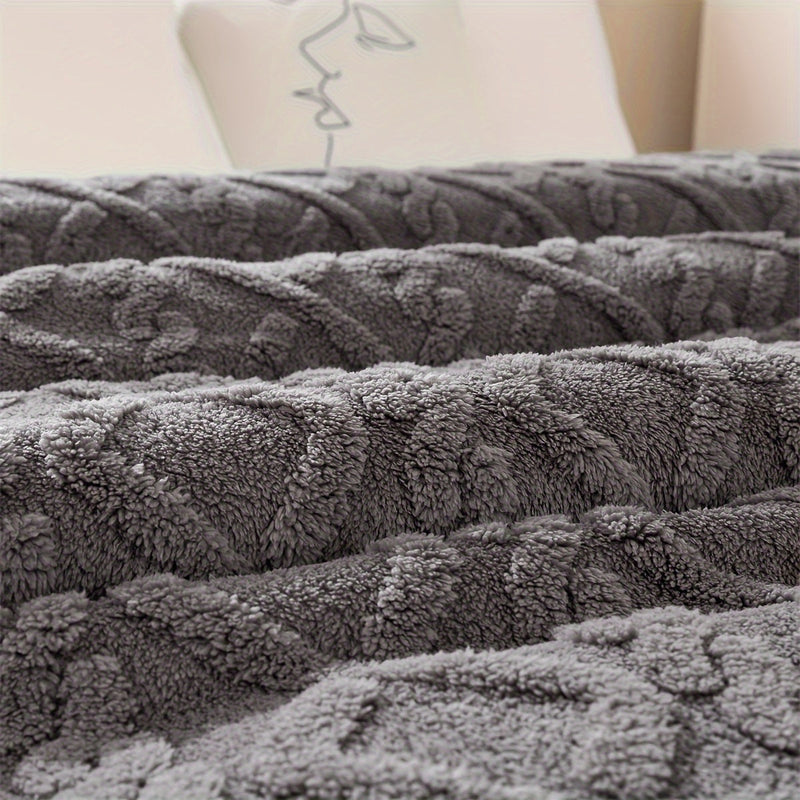 Sorvane Plaid – Strickdesign mit Relief für Wärme