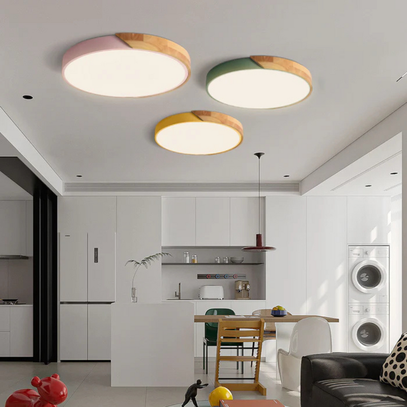 Nolvessa Deckenlampe – Skandinavisches Holzdesign