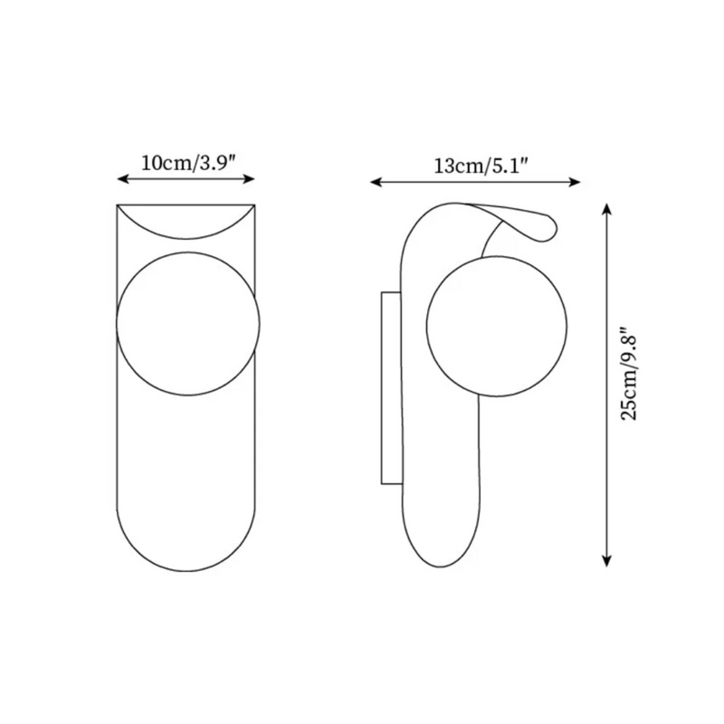 Averon Wandlampe – Skandinavisches Holzdesign mit Warmem LED