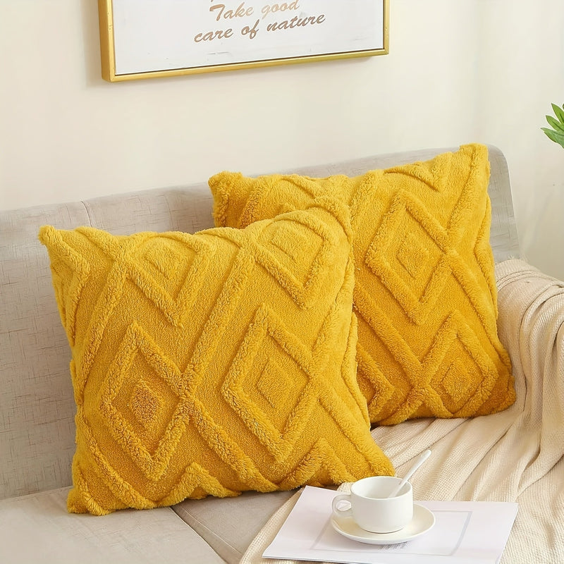 Averelle Kissenbezüge – Boho Jacquard mit Geometrischem Muster