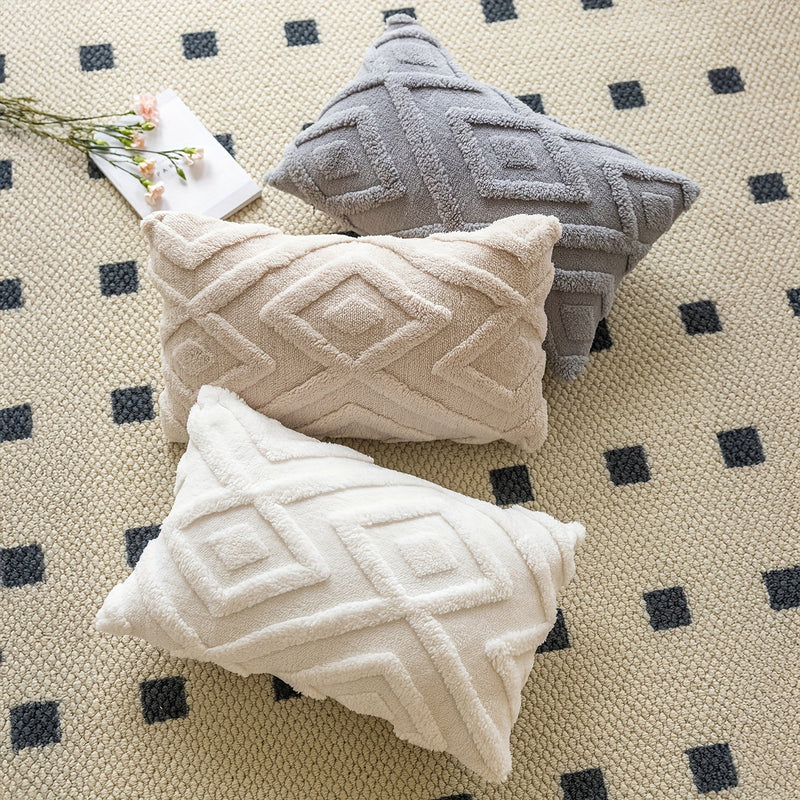 Averelle Kissenbezüge – Boho Jacquard mit Geometrischem Muster