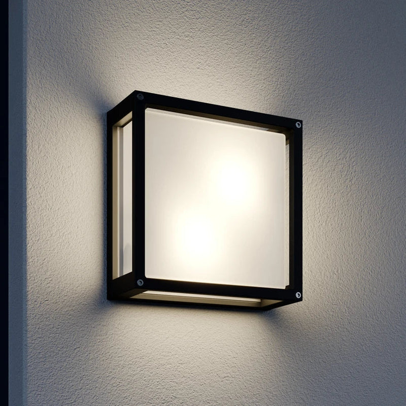 Norevexa Kubus Außenwandlampe – Moderne Fassadenbeleuchtung