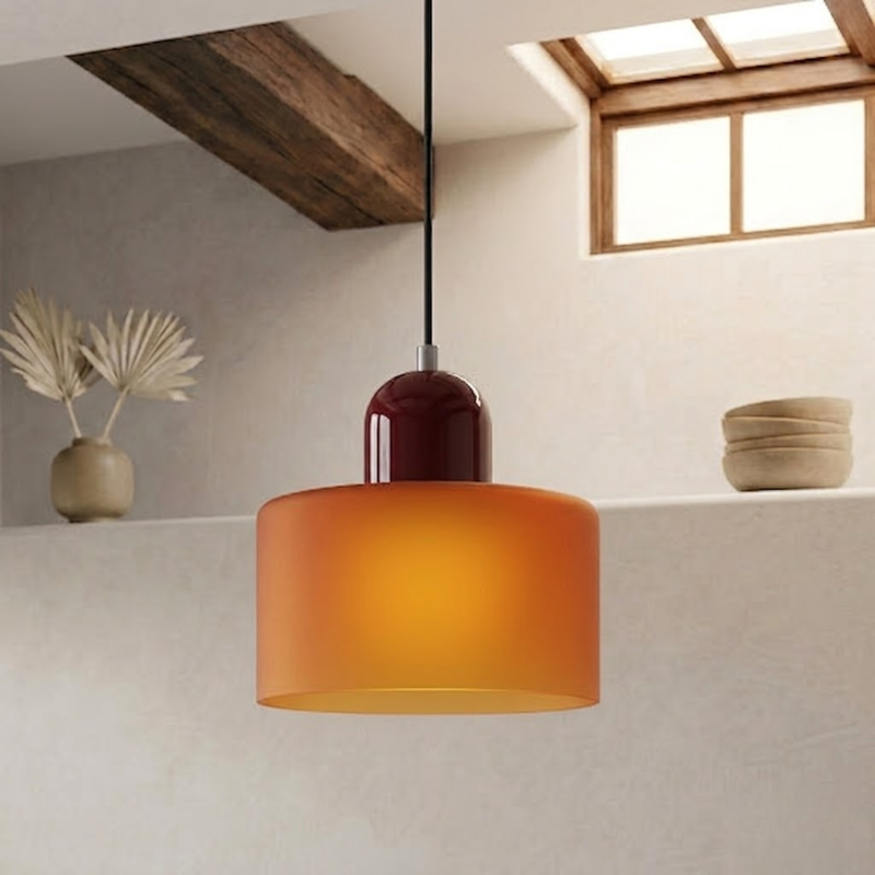 Pendelleuchte mit erweitertem Halo Design