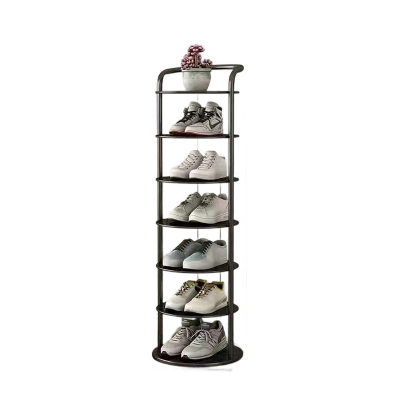Rondelva Schuhregal – Rundes Metalldesign mit 5 bis 8 Etagen