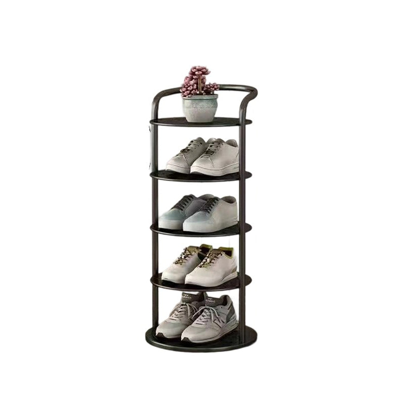 Rondelva Schuhregal – Rundes Metalldesign mit 5 bis 8 Etagen