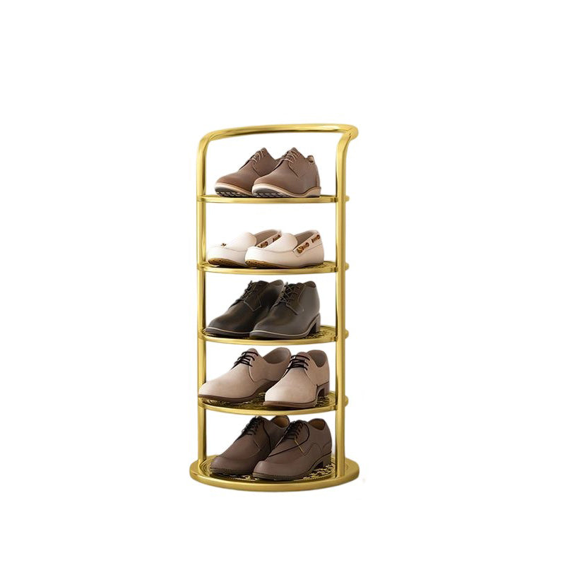 Rondelva Schuhregal – Rundes Metalldesign mit 5 bis 8 Etagen