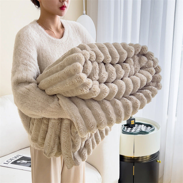 FluffyDreams Luxe Decke – Weich, Warm und Stilvoll