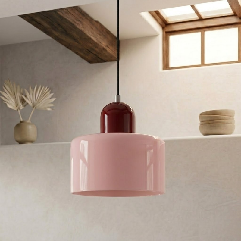 Pendelleuchte mit erweitertem Halo Design