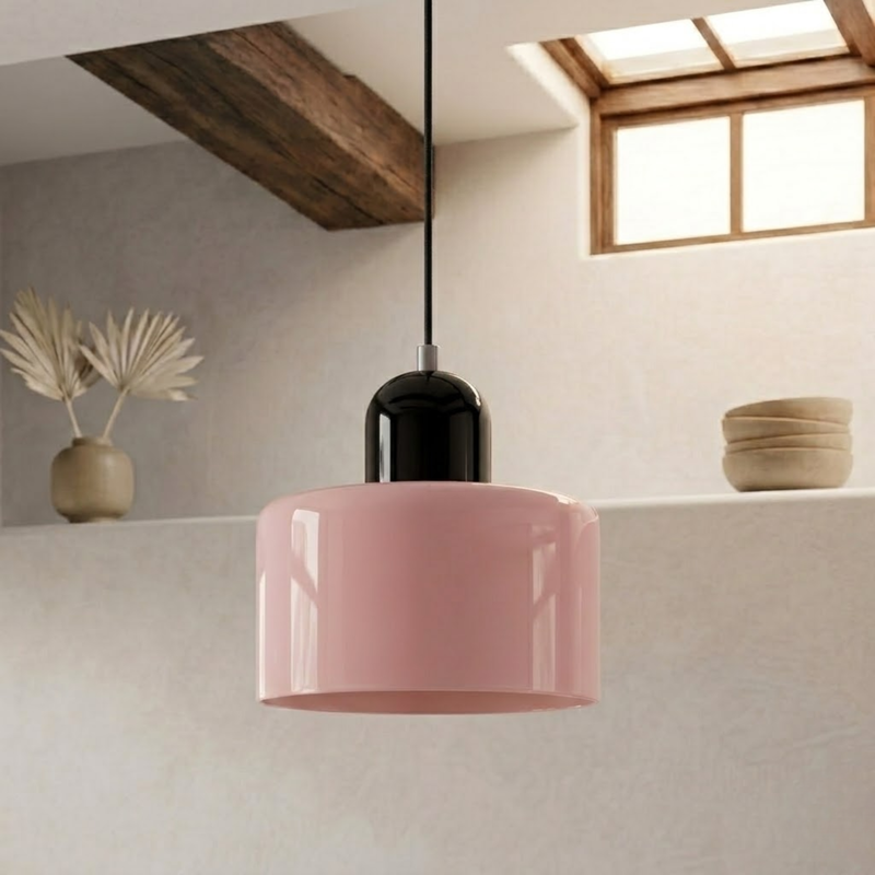 Pendelleuchte mit erweitertem Halo Design