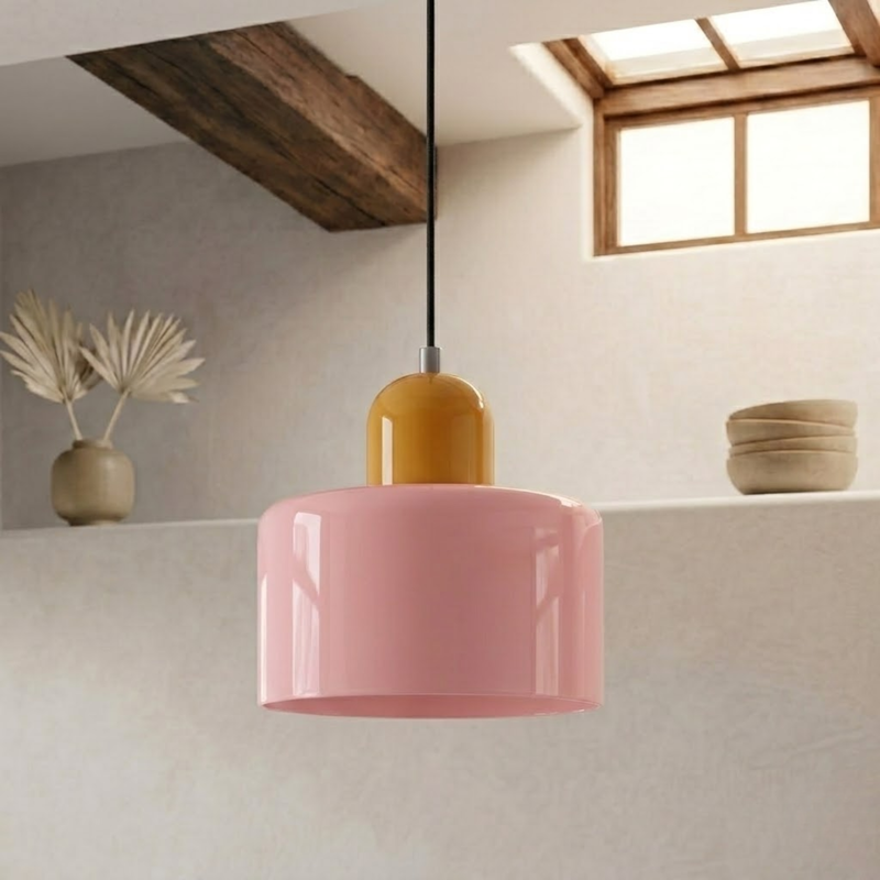 Pendelleuchte mit erweitertem Halo Design
