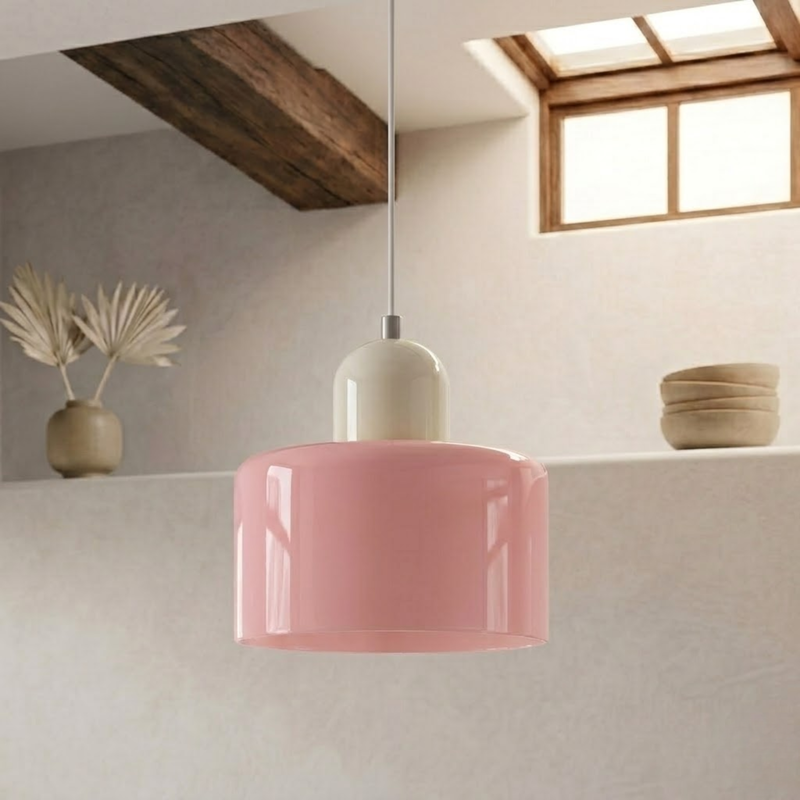 Pendelleuchte mit erweitertem Halo Design