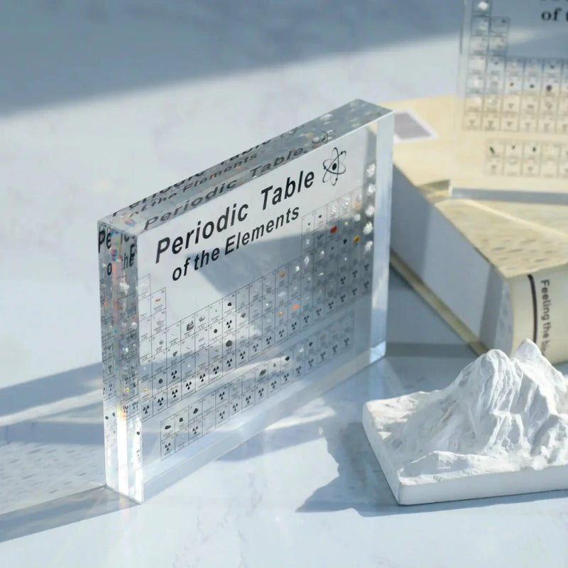 Chemivaro Elementendisplay – Acrylglas mit Lasergravur