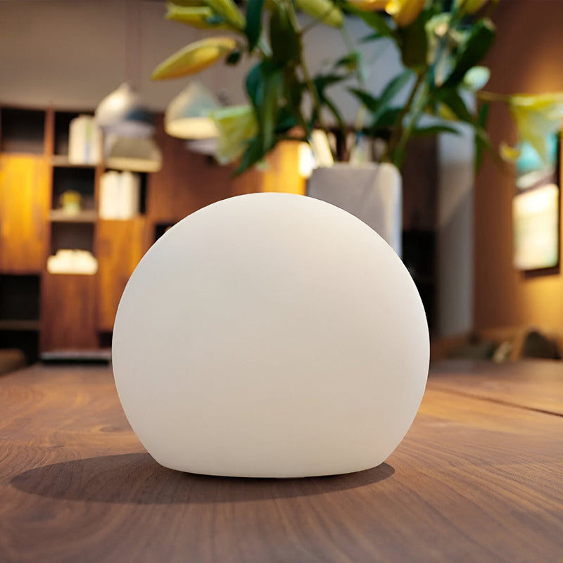 Zelviora Tischlampe – LED Kugel mit Dynamischem Farbwechsel
