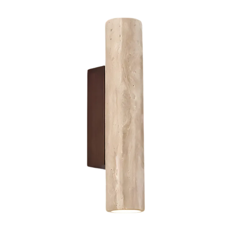 Orvessa Wandlampe – Travertin Wabi Sabi Design