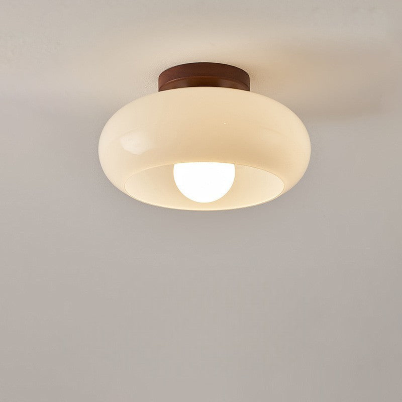 Avelune Deckenlampe – Bauhaus-Design mit Holz-Akzent