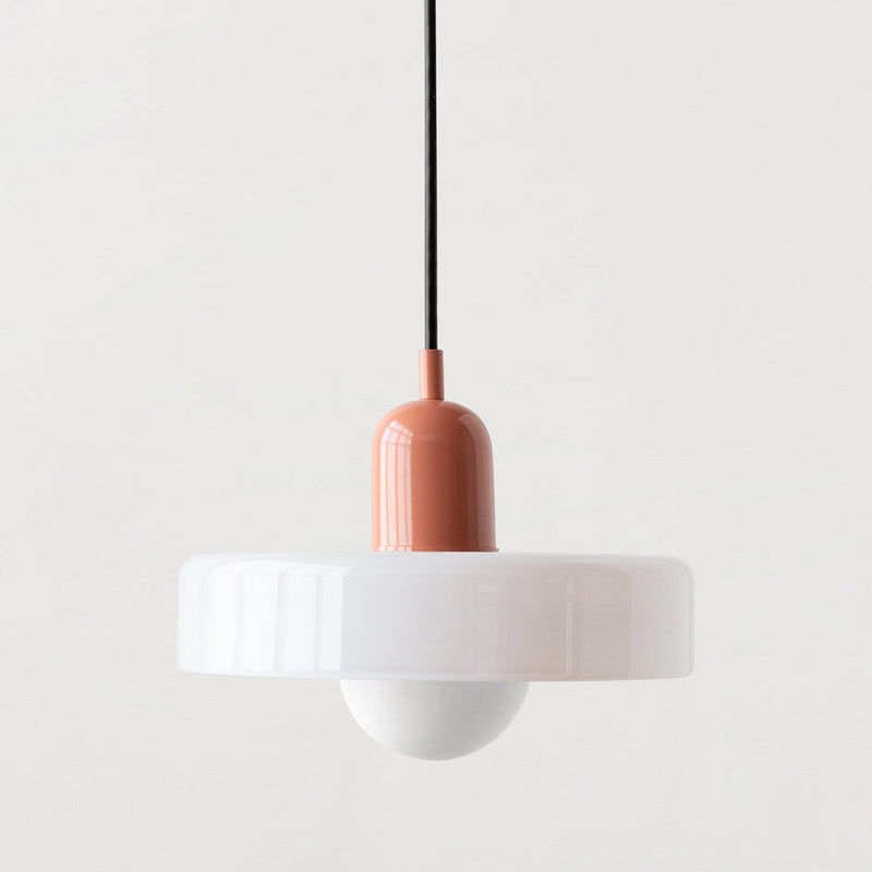 ColorLoop Pendelleuchte – Kunstzinnige Bauhaus-Hängelampe mit Warmlicht